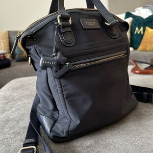Radley London Dark Blue Bag w/removable Straps